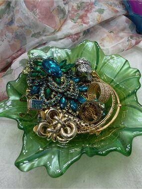 Vintage Jewelry Bowl Turkish Carnival #24TB